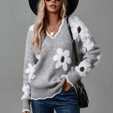 Belinha - Elegantná Kvetinová Sweater