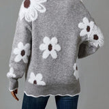 Belinha - Elegantná Kvetinová Sweater