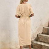 Caia - Midi Envelope Dress
