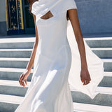 CECILY ŠATY - OF WHITE