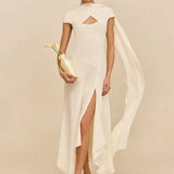 CECILY ŠATY - OF WHITE
