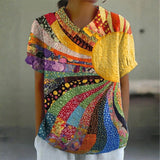 Mel - Sunburst Patchwork T-Shirt
