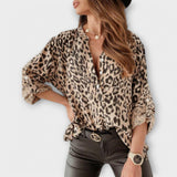 Iara - Moderná blúzka s leopardím motívom