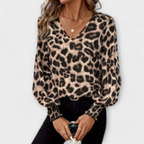 Joana - Trendy blúzka s leopardím motívom