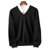 Pánsky V-Neck Pulóver