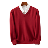 Pánsky V-Neck Pulóver