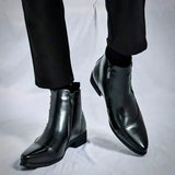 Lourenço - Elegantné Kožené Ankle Boots