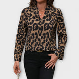 Catarina - Ležérna blúzka s leopardím vzorom