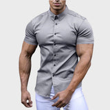 Ricardo - Slim Fit Krátký Rukáv Košile