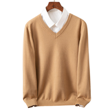 Pánsky V-Neck Pulóver