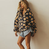 Daisy - Polar Fleece Floral Hoodie
