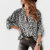 Iara - Moderná blúzka s leopardím motívom