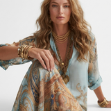 Maria – Elegantné Maxi Šaty s Košeľovým Strihom