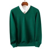 Pánsky V-Neck Pulóver
