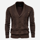 Francisco - Argyle Print Soft Cardigan