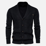 Francisco - Argyle Print Soft Cardigan