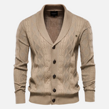 Francisco - Argyle Print Soft Cardigan