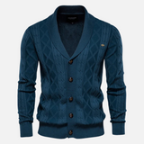 Francisco - Argyle Print Soft Cardigan