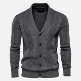 Francisco - Argyle Print Soft Cardigan