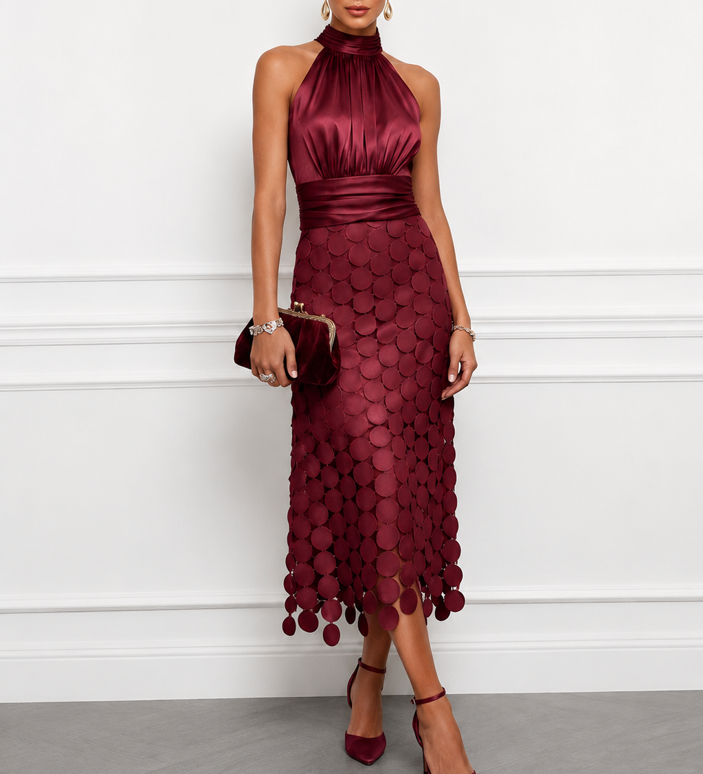 Sofia – Elegantné Midi Šaty