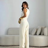 Jumpsuit Carol F. Šéf, ktorý hovorí jazykom súčasného luxusu s dokonalou siluetou pri každej príležitosti.
