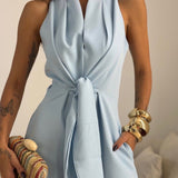 Jumpsuit Carol F. Šéf, ktorý hovorí jazykom súčasného luxusu s dokonalou siluetou pri každej príležitosti.