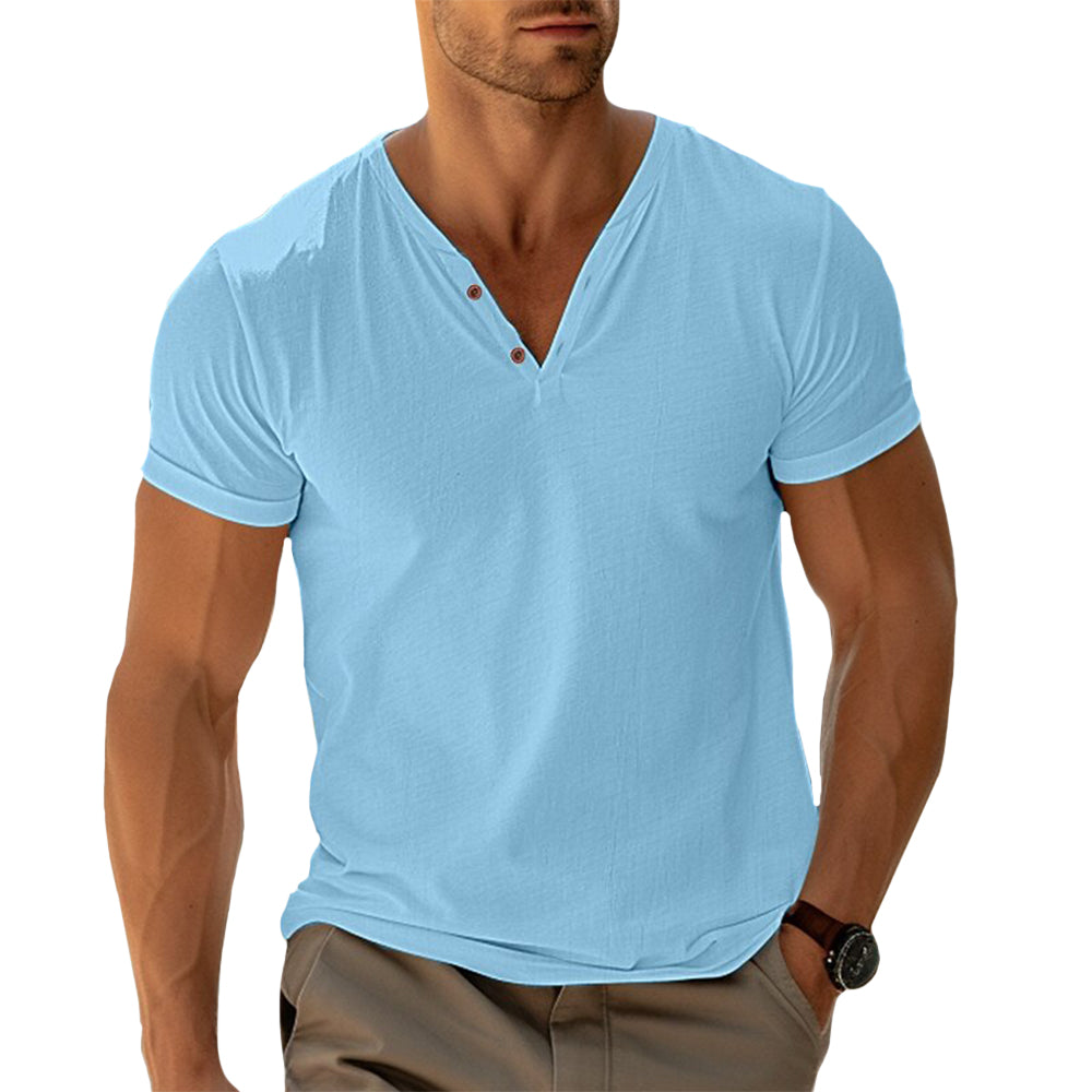Henley Košeľa - Slim Fit pro Aktivní Pohyb