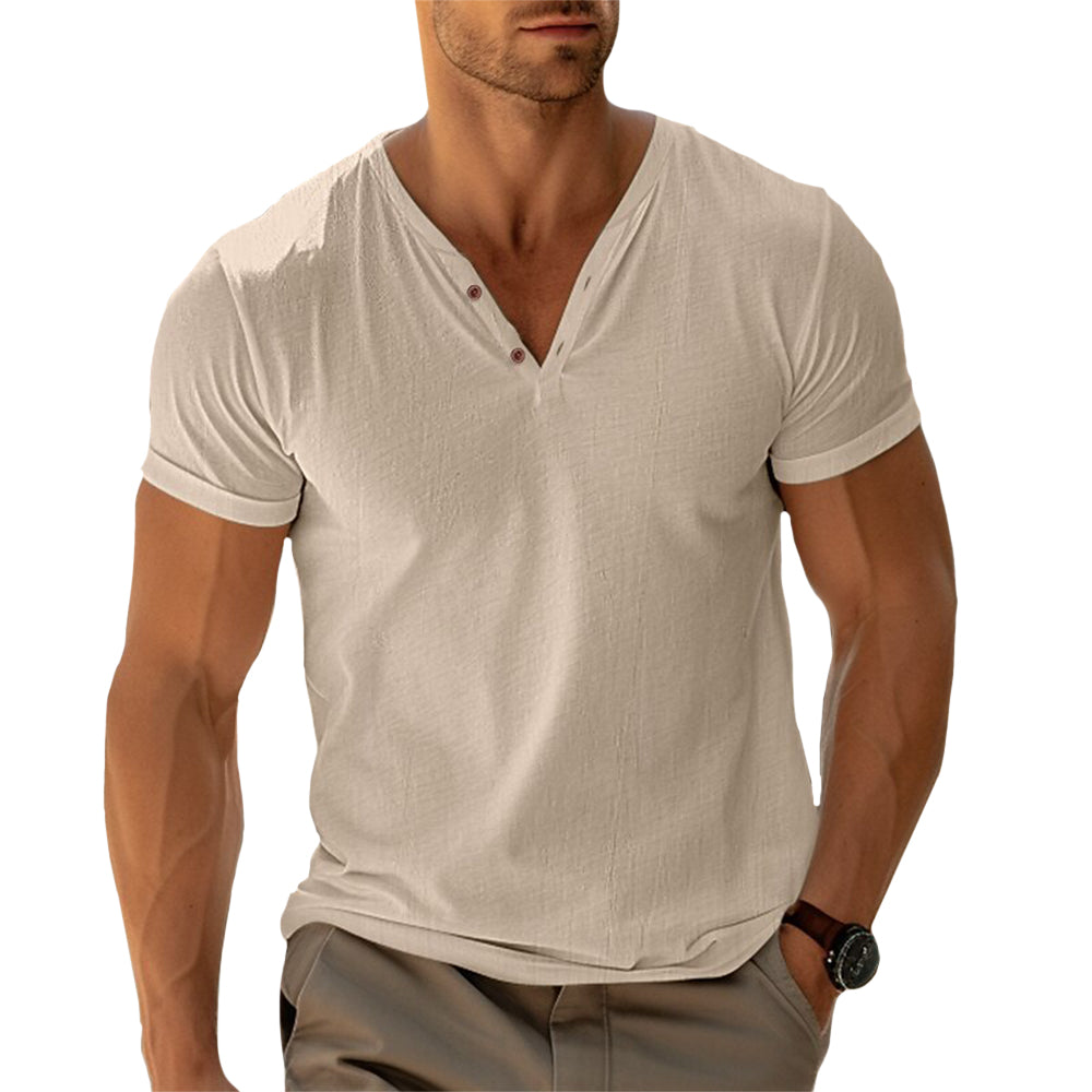 Henley Košeľa - Slim Fit pro Aktivní Pohyb