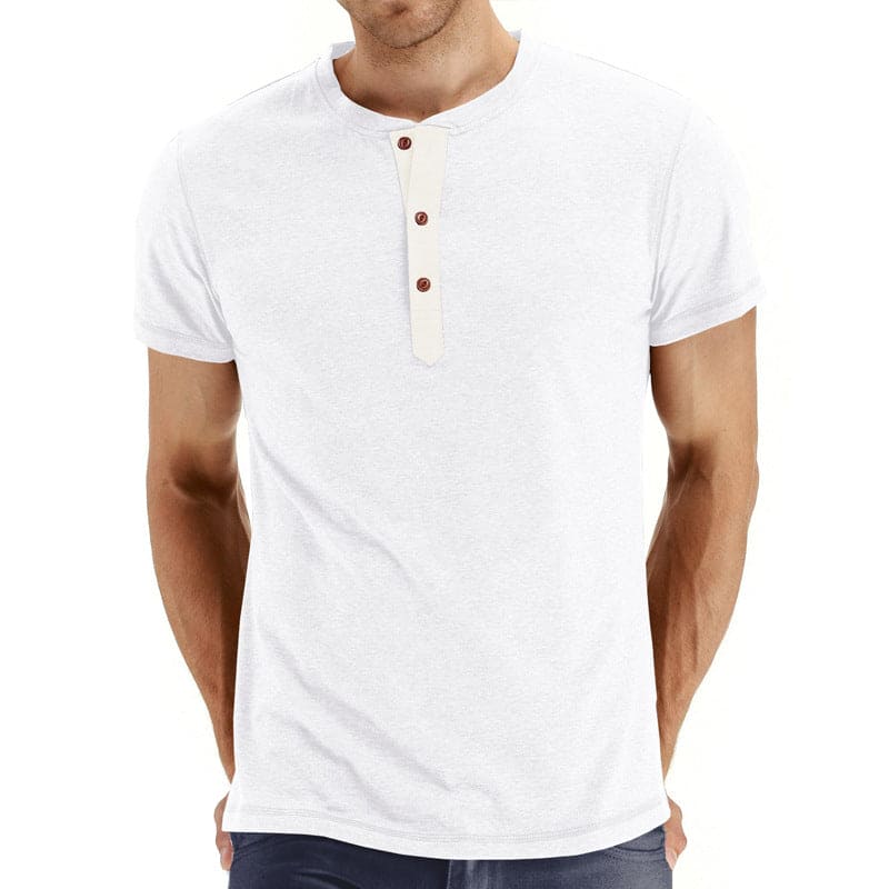 Henley T-Shirt - Mäkka Fabric Collar