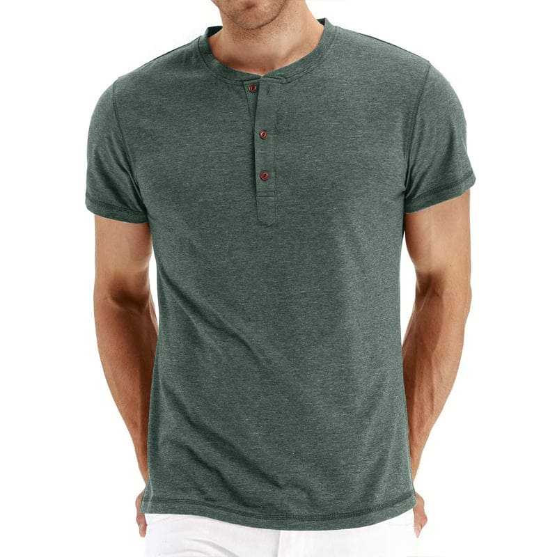Henley T-Shirt - Mäkka Fabric Collar