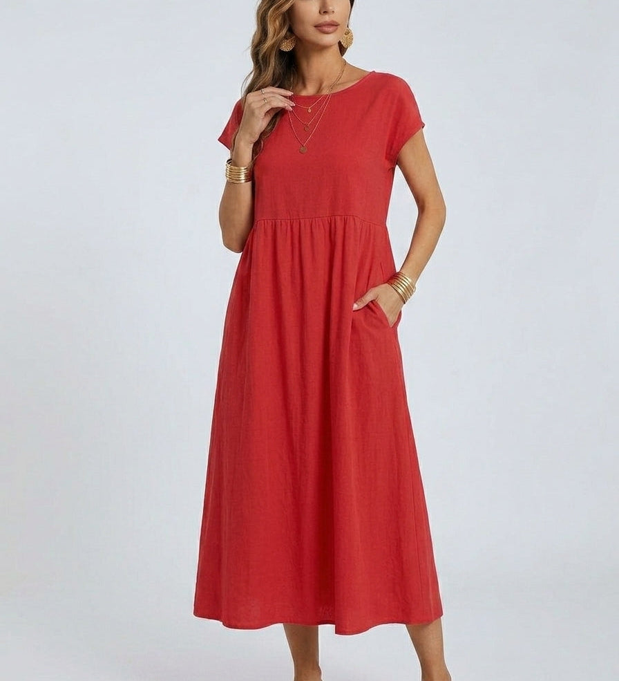 Ileana – Nadčasové Midi Šaty