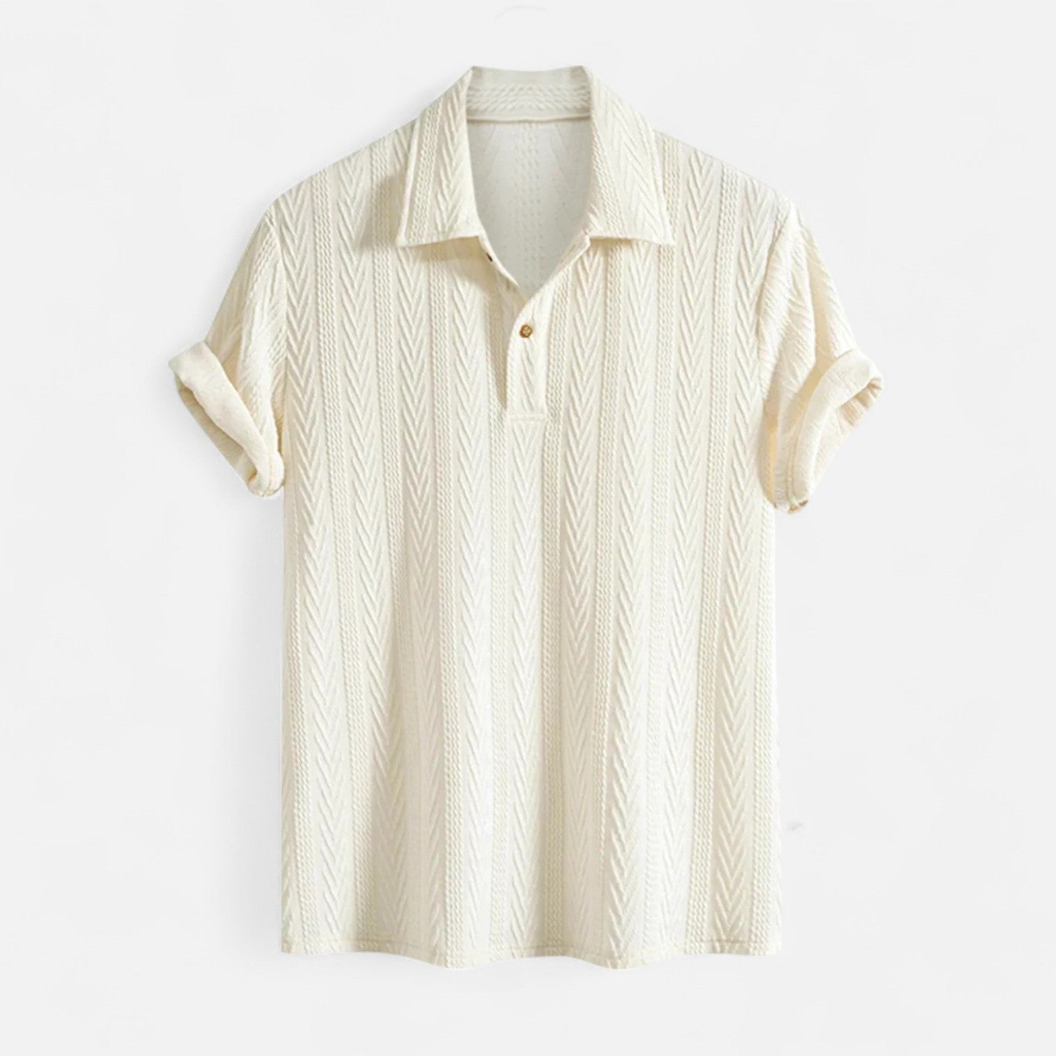 Jacquard Knit Polo Shirt - Gola Style