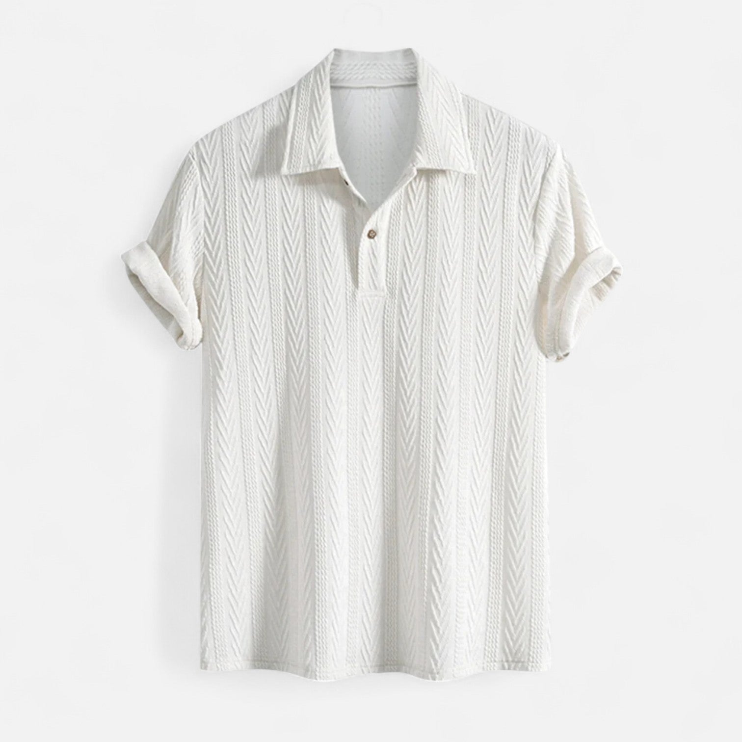 Jacquard Knit Polo Shirt - Gola Style
