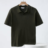 Polo T-Shirt - Stretch Knit Fabric