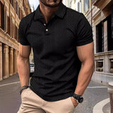 Relaxed Jacquard Textured Polo Shirt