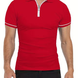Polo tričko s golierom na zips, priedušné