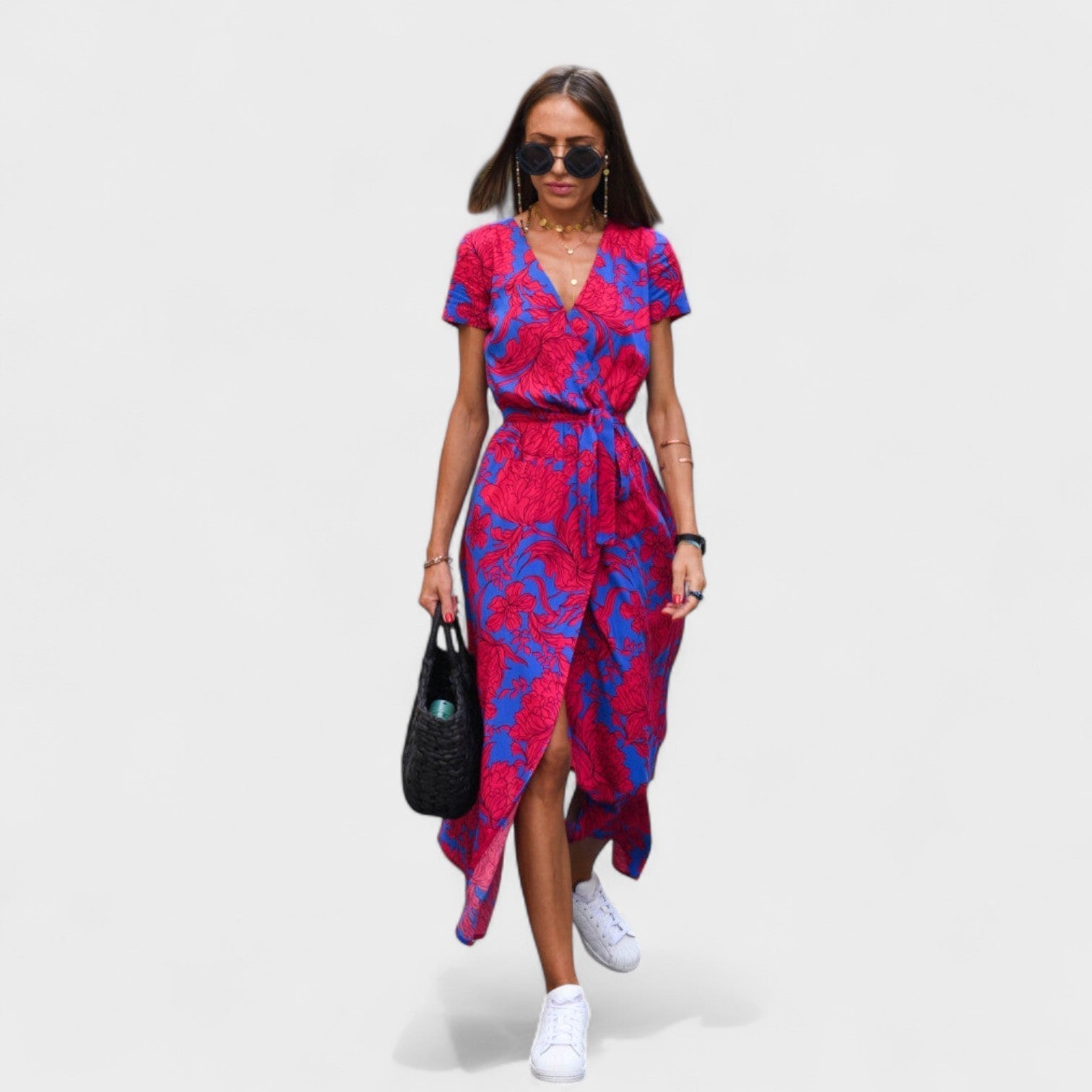 Růžový Lotos - Boho Chic Šaty