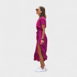 Růžový Lotos - Boho Chic Šaty