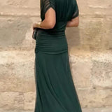 Luana - Elegantné šaty s V-výstrihom