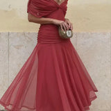 Luana - Elegantné šaty s V-výstrihom