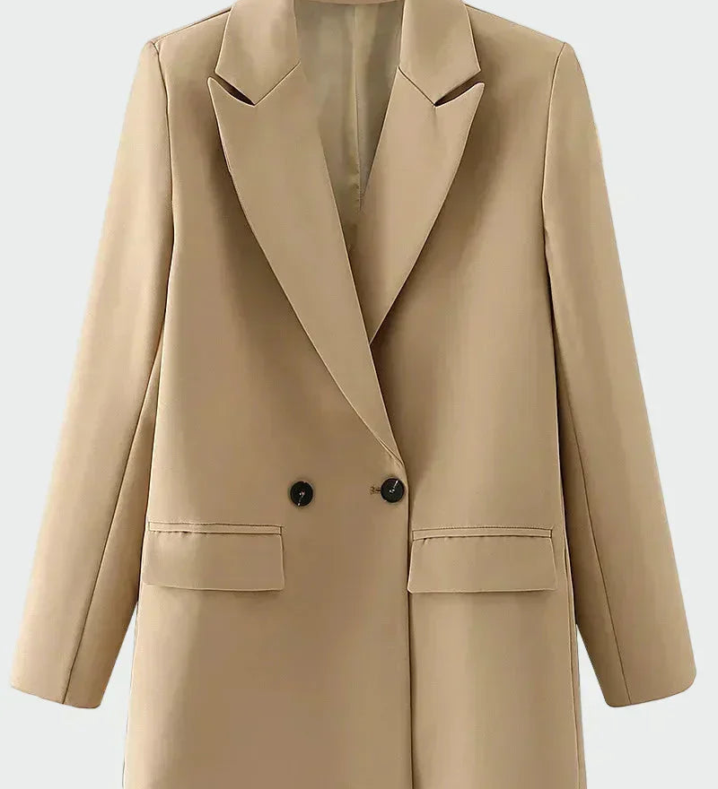 Moderný oversized kabát