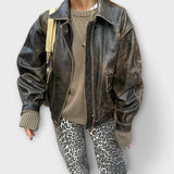 Chandra - Vintage džíny s leopardím motívom