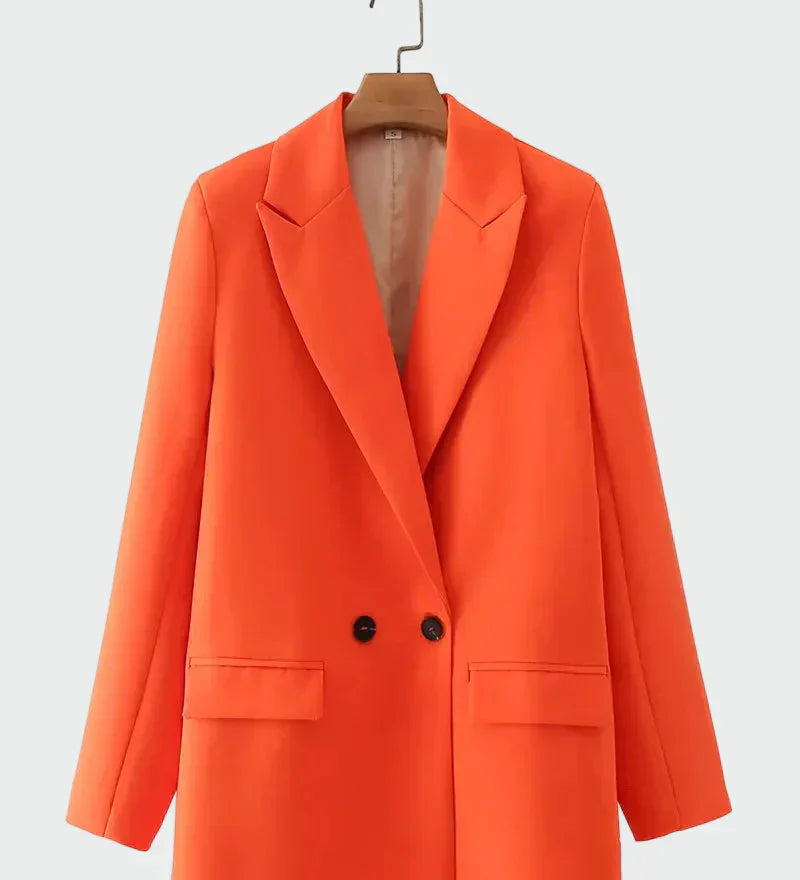 Moderný oversized kabát