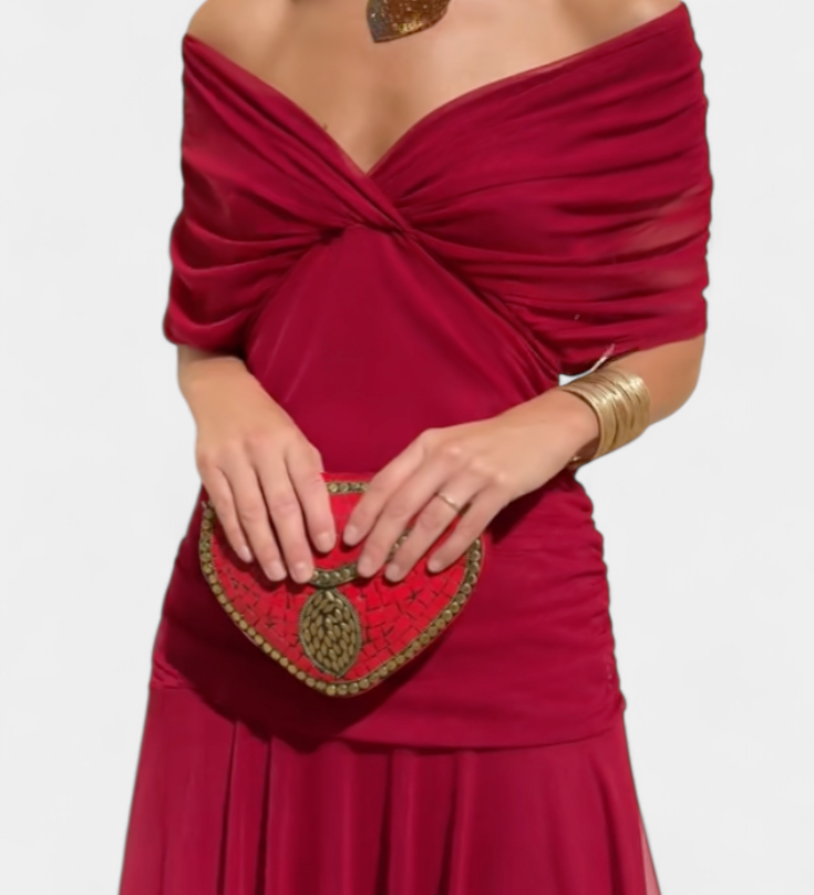 Luana - Elegantné šaty s V-výstrihom