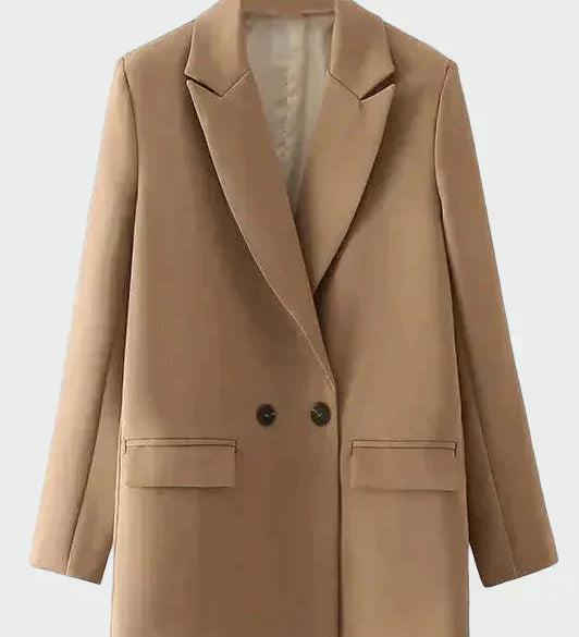 Moderný oversized kabát