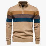 Sebastião - Retro Pruhovaný Sveter" can be rewritten as "Sebastião - Vintage Striped Sweater.