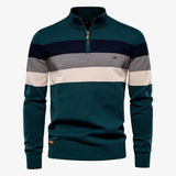 Sebastião - Retro Pruhovaný Sveter" can be rewritten as "Sebastião - Vintage Striped Sweater.