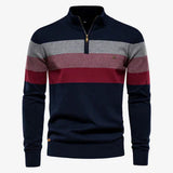 Sebastião - Retro Pruhovaný Sveter" can be rewritten as "Sebastião - Vintage Striped Sweater.