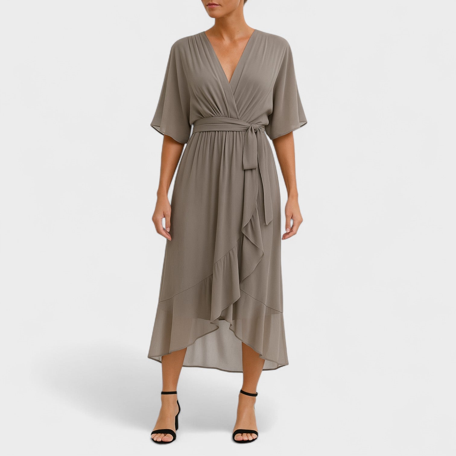 Ialina - Elegantné šaty s opaskom