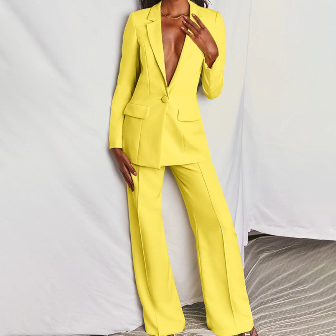 Lara - Elegantný Blazer a Nohavice Set